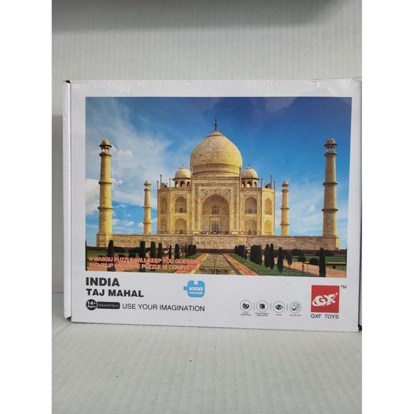 New In Box.  India Taj Mahal Jigsaw Puzzle 1000 pcs. WASGIJ Puzzle - Picture 1 of 6